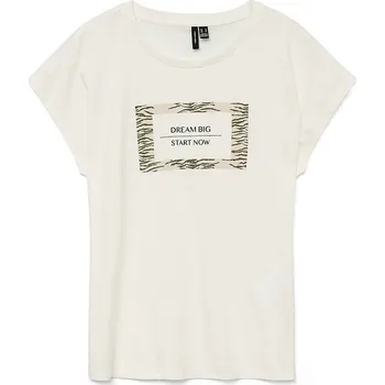 Dámská móda Tričko Vero Moda Creme 4637856 S