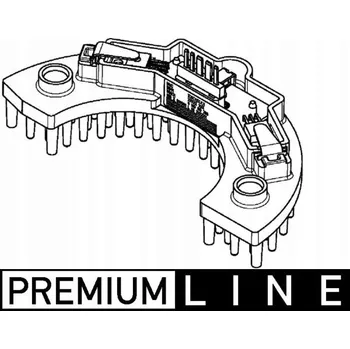 Ventilátor topení a klimatizace Regulátor, ventilátor topení interiéru vozidla Mahle ABR 58 000P