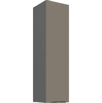 Kuchyňská skříňka Vysoká horní kuchyňská skříňka LUNARA - šířka 30 cm, tmavě béžová / antracit