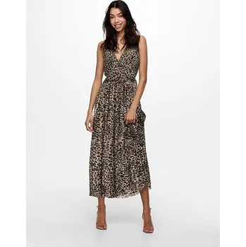 Dámská móda Šaty ONLY Hellbraun/ Beige 4144293 L