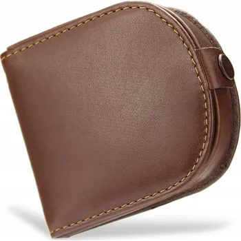 Peněženka Visconti peněženka na mince z hnědé lícové kůže - muž