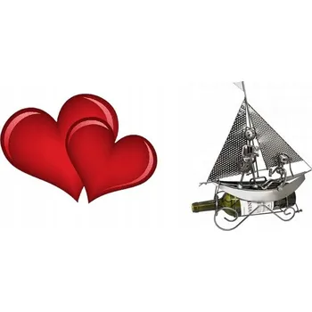 Stojan na víno Stojan na víno kovový na láhev 0,75 l "PARALOVE II" Ideální jako Dárek