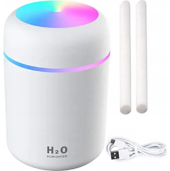 Vzduchotechnika Zvlhčovač vzduchu difuzér vůně aromaterapie noční lampa LED do auta