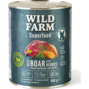Krmivo pro psa WILD FARM Superfood Divoký kanec 800g bezobilné krmivo pro psy