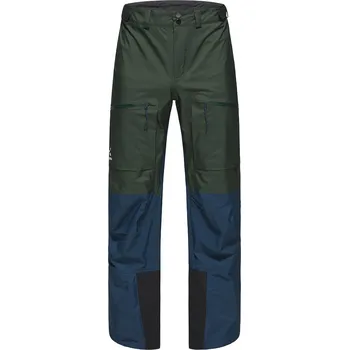 Pánské kalhoty Pánské zimní kalhoty Haglöfs Vassi Tour.GTX - zeleno-modrá Velikost: S