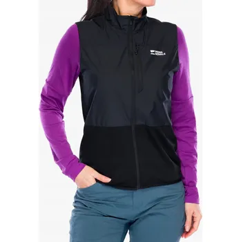 Dámská vesta Dámská cyklistická vesta Mons Royale Diversion Merino Wind Vest - černá M