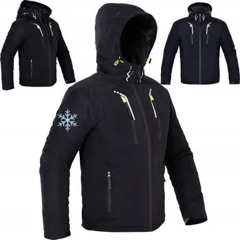 Zimní zateplená bunda Specto černá s kapucí velikost S