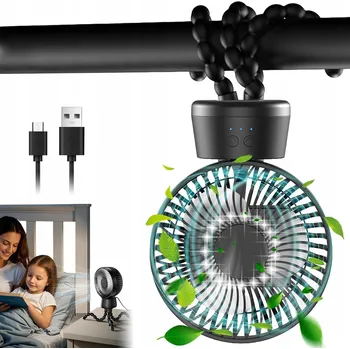 Domácí ventilátor Mini ventilátor bedee 1, černý