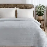 Přehoz na postel TATRAN stříbrná 220x240 cm Mybesthome