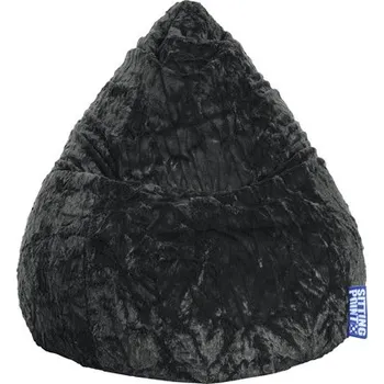 Sedací pytel Sedací vak Sitting Point Fluffy L černý 90 x 70 cm