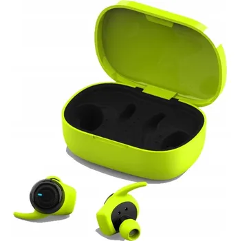 Sluchátka Forever Bluetooth sluchátka 4Sport TWE-300 zelená s nabíjecím pouzdrem