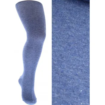 Dětské bavlna punčocháče YOCLUB modré, velikost 140