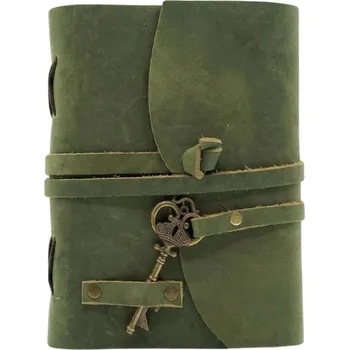 Kožený deník střední 18x13, ruční papír