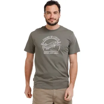 Pánské tričko Bushman tričko Štika khaki XXXL