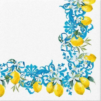 Papírový ubrousek Paw Papírový ubrousek Airlaid Citrus Baroque