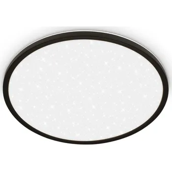 BRILONER Slim svítidlo LED panel pr.37,5 cm - 22W, 3000lm, hvězdné nebe, neutrální bílá, černá - BRILO BRILO 7654015