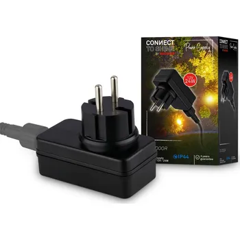 Venkovní osvětlení BRILONER CONNECT TO SHINE 24W 12V trafo pro prodloužení od 3 sad, IP67 - BRILONER BRI 3924015