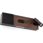 FARO VÝPRODEJ VZORKU - MAGOS nástěnná lampa, ořech - FARO FARO 20332X