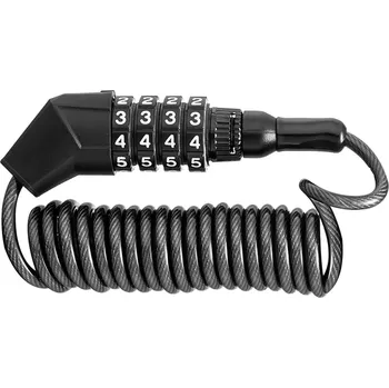 Zámek na kolo ROCKBROS Zámek na kolo s kombinací 4 číslic ČERNÁ