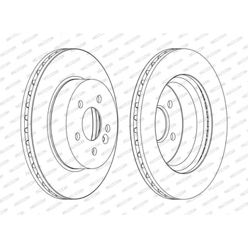 Auto-moto Brzdový kotouč FERODO DDF1036C
