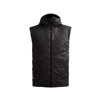 Pánská vesta Ortovox Piz Duan Vest M black raven XXL; Černá vesta + DÁREK DLE VÝBĚRU!