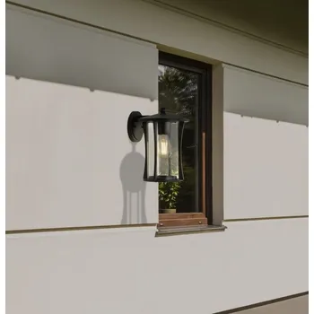 Svítidlo Searchlight 8477BK Venkovní nástěnné svítidlo PAGODA černé