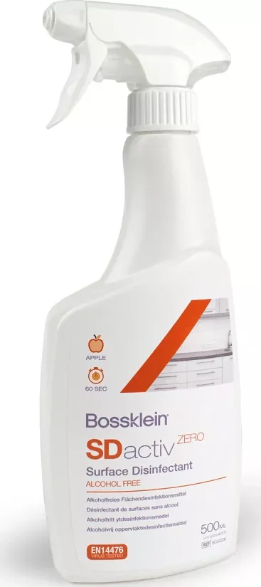 Bossklein dezinfekce povrchů 500 ml (SDactiv zero - jablečné aroma)