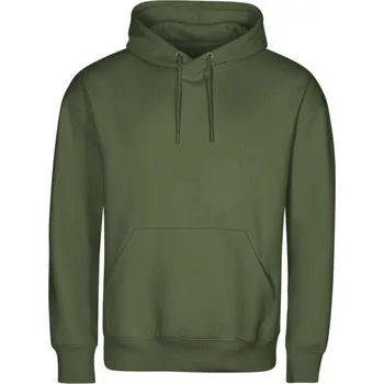 pracovní mikina MALFINI Mikina Cloud (GOTS) s kapucí, unisex MAL-4280912 XS Khaki