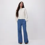 Reserved - Zvonové džíny s puky - modrá - 170IL-50J - 170IL-50J-32