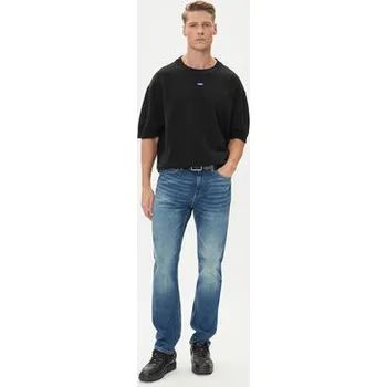 Pánský svetr HUGO Svetr San Carson-CP 50543765 Černá Relaxed Fit XXL