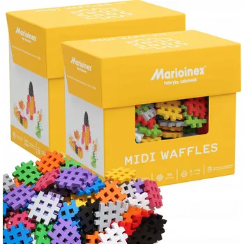 ostatní stavebnice Kreativní stavebnice Marioinex Vafle MIDI, 180 ks (DVOJBALENÍ, 2 x 90)