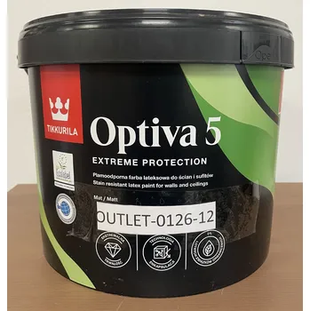 Lak na dřevo Tikkurila PO EXPIRACI - OPTIVA 5 MATT 9L tvt int.: S468 (Tähtianis) C + dárek k objednávce nad 1000Kč