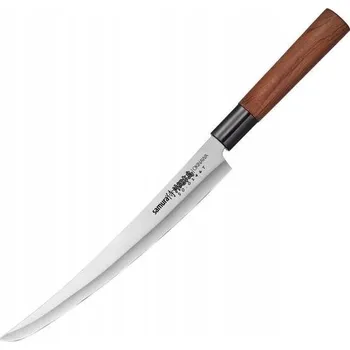 Kuchyňský nůž Kuchyňský Nůž Samura Okinawa Tanto 240 mm - Ocel AUS-8, palisandr