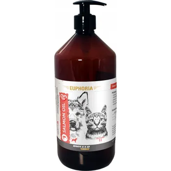 Biofeed Euphoria Lososový Olej - Lososový olej pro psy a kočky 1000ml