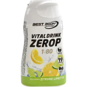 Nápoj pro sportovce Best Body nutrition Vital drink Zerop 48 ml - citron s limetkou