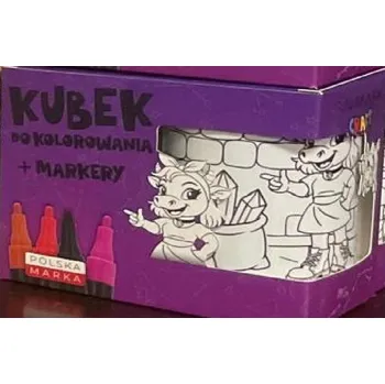 kreativní sada Hrneček k vymalování + 4 fixy omalovánka kreativní sada Panimuu Rawmark