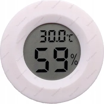 Montážní teploměr s vlhkoměrem kulatý -50+70°C OKR