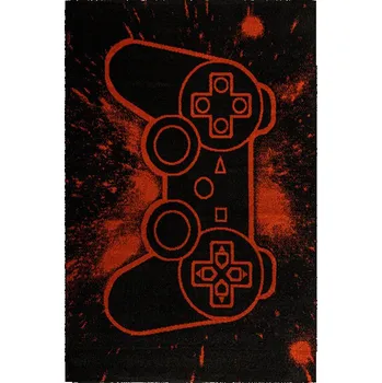 Koberec Koberec Lima G932A Gamepad černý / světlečervený