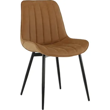 Jídelní židle Židle, ekokůže hnědá camel/černá, Hazal