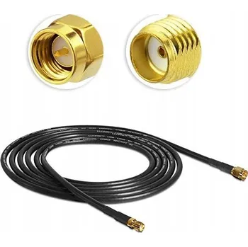 Napájecí kabel Hotový 4m prodlužovací anténní kabel SMAm/SMAf WiFi/GSM