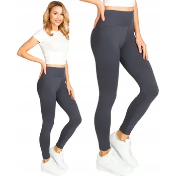 Dámské legíny Dámské legíny dlouhé s vysokým pasem NOVITI 4XL