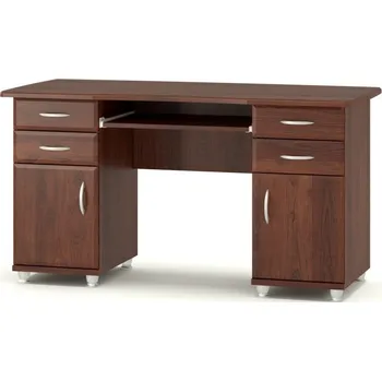 Psací stůl Pracovní stůl CRUBE 2, ořech milánský