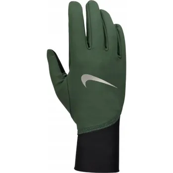 Rukavice Běžecké rukavice Nike Pacer Midweight zeleno-černé N1010535313 :L