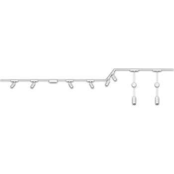 Bodové svítidlo BRILONER Luxtrail lištový systém, 6x spot, 2x závěsná svítidla, do U/Z, bílá - BRILO BRILO 8037086