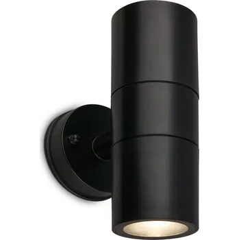 Venkovní osvětlení BRILONER Venkovní nástěnné svítidlo, IP54 voděodolné a prachotěsné, Up/Down, 16cm výška, černá - BRILO BRILO 3792025