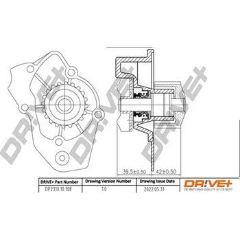 Chladič motoru Vodní čerpadlo, chlazení motoru DRIVE+ DP2310.10.108