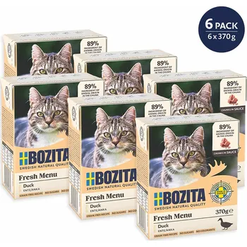 Krmivo pro kočku Bozita kousky v omáčce s kachnou 6x370 g