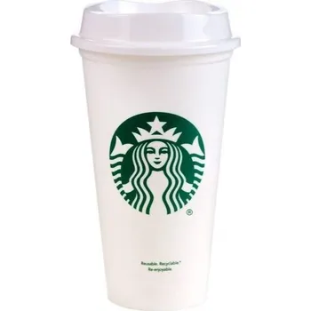 Nábytkové kování Starbucks, plastový, opakovaně použitelný kelímek na kávu, Grande - 473 ml