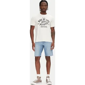 Pánské tričko Wrangler T-Shirt Americana 112362791 Écru Regular Fit S