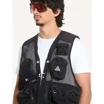 Pánská vesta Vesta Nike ACG Buttles Vest UNISEX Black/ Summit White/ Summit White S